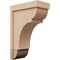 Ekena Millwork 7"W x 14"D x 21"H Classic Bryant Rough Cedar Woodgrain TimberThane Corbel, Primed Tan CORUR07X14X21BRYRCPR - alternate 1